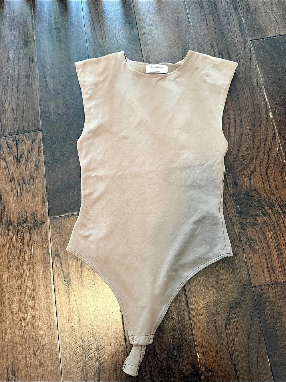 Babaton Contour Shoulder Pad Bodysuit Pink